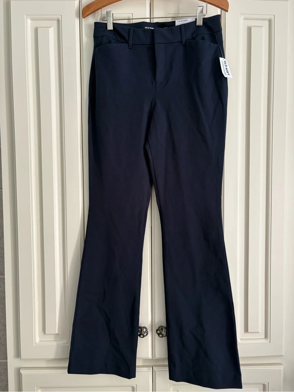 Old Navy Dark Blue Pixie Flare High-Rise Dress Pants Size 6 NWT Business Casual